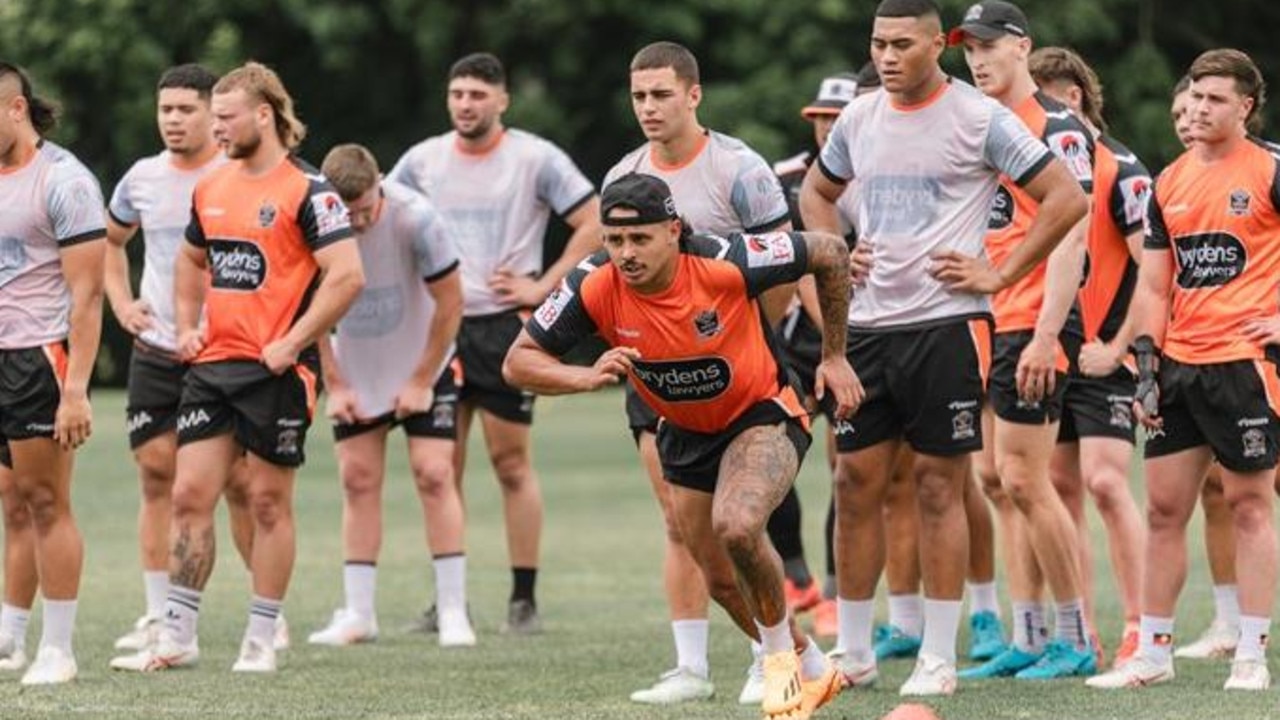 Former Dragon Jayden Sullivan is now at the Wests Tigers. Picture: Wests Tigers