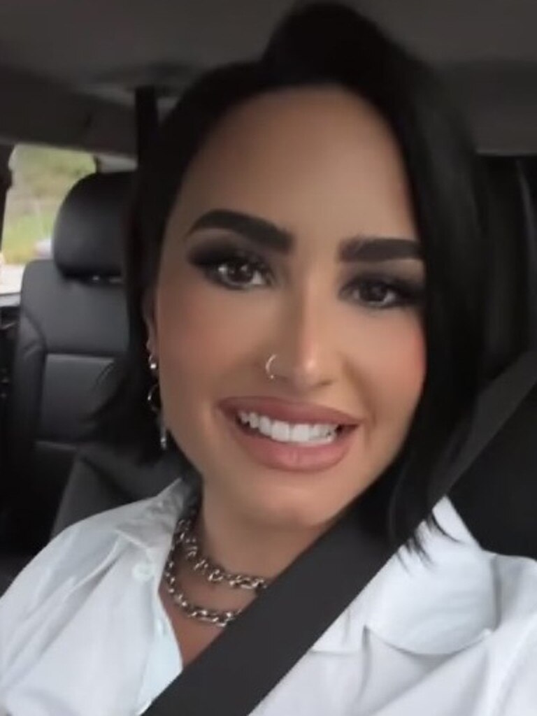 Demi Lovato sends Kyle Sandilands a touching message from the US. Picture: Instagram