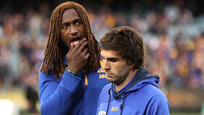 For different reasons, Nic Natanui and Andrew Gaff didn’t appear for the Eagles in the final stretch of 2018.