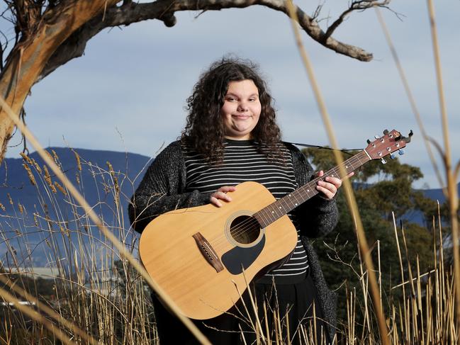 Kartanya Maynard’s first love was music, but she had a secret desire to pursue acting. Pictured during NAIDOC week in 2017. Picture: Luke Bowden