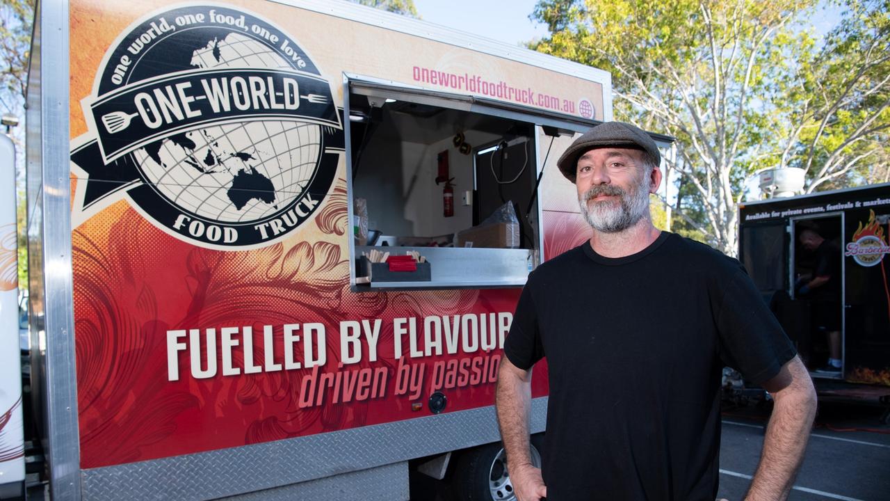 Jason Sierra of One World Food Truck. Picture: Patrick Woods.