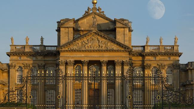 Blenheim Palace in Oxfordshire, England.