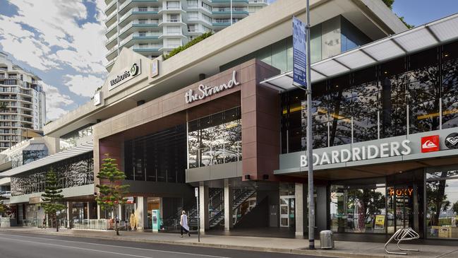 The infected man holidaying on the southern Gold Coast visited Woolworths at The Strand shopping complex at Coolangatta.