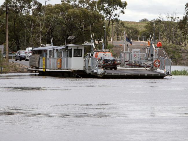 ADELAIDE, AUSTRALIA - Advertiser Photos NOVEMBER 22, 2022: Murray River Waikerie Ferry Terminal, SW Terminal, Rowe Street Waikerie on the Riverlands, SA. Picture Emma Brasier