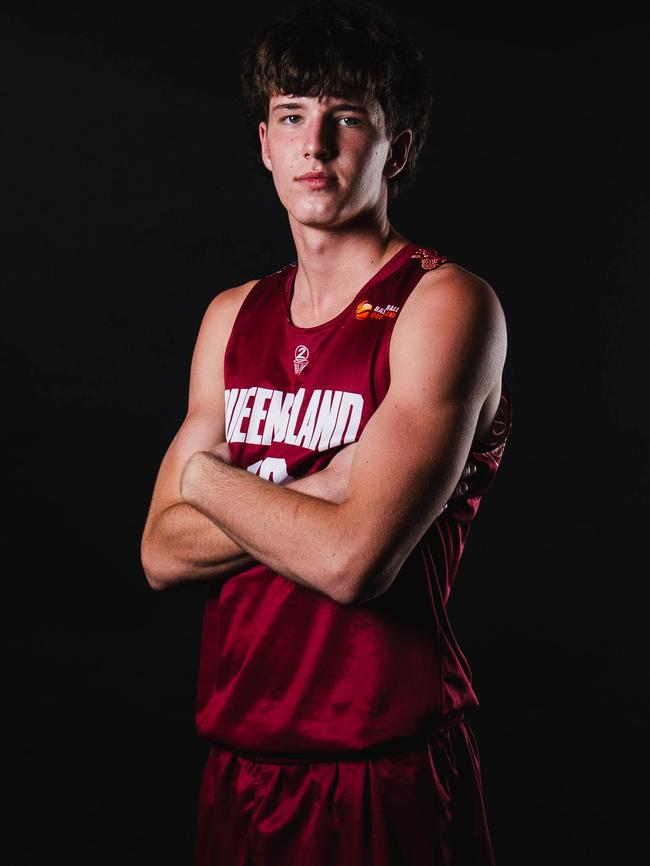 Gold Coast basketballer Ben Tweedy ahead of the Basketball Australia Under-20 National Championships. Picture: Trent Schwarz