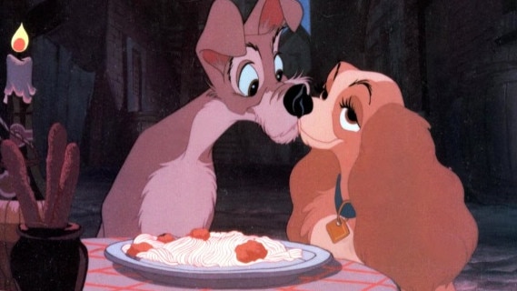 Lady and the Tramp has a warning to viewers for its perceived stereotyping of Asians, Mexicans and Russians. Picture: Disney