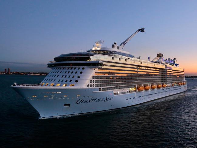 It’s understood Mr Battin was on the Quantum of the Seas, sailing to Airlie Beach. Picture: Michel Verdure