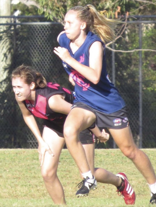 Gold Coast Suns AFLW player Georgia Breward. Picture: SUPPLIED