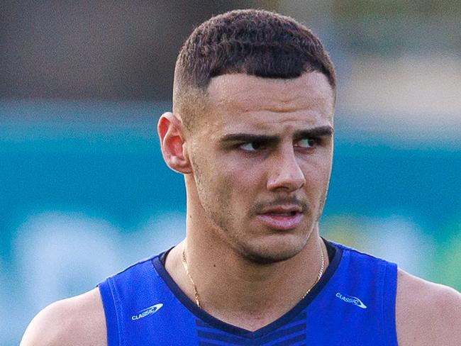 Daily Telegraph. 10, September, 2024.Jacob Kiraz during a Bulldogs training session at Belmore Oval, today, ahead of Sunday's elimination final against Manly.Picture: Justin Lloyd.