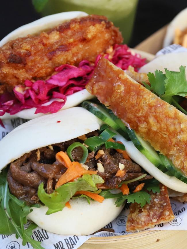 Try some of the buns from Mr Bao at Bondi. Picture: Jenifer Jagielski