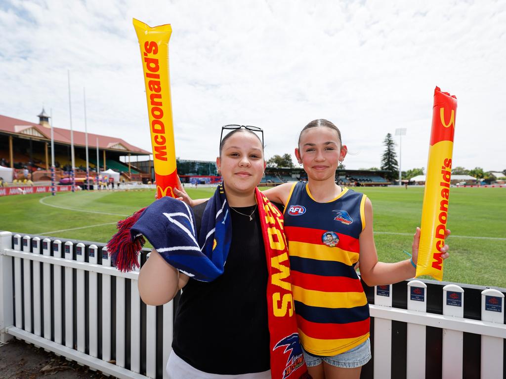 Crowd numbers at the Crows’ semi-final were well down on the rest of the year. Was it owing to the heat? Picture: Dylan Burns/AFL Photos via Getty Images.