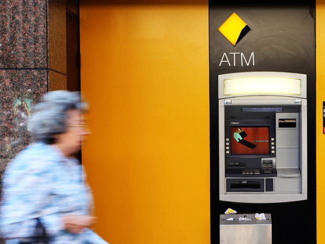 Westpac, NAB, ANZ, CBA shopfronts in Sydney City on Tuesday. Generic shots for Business