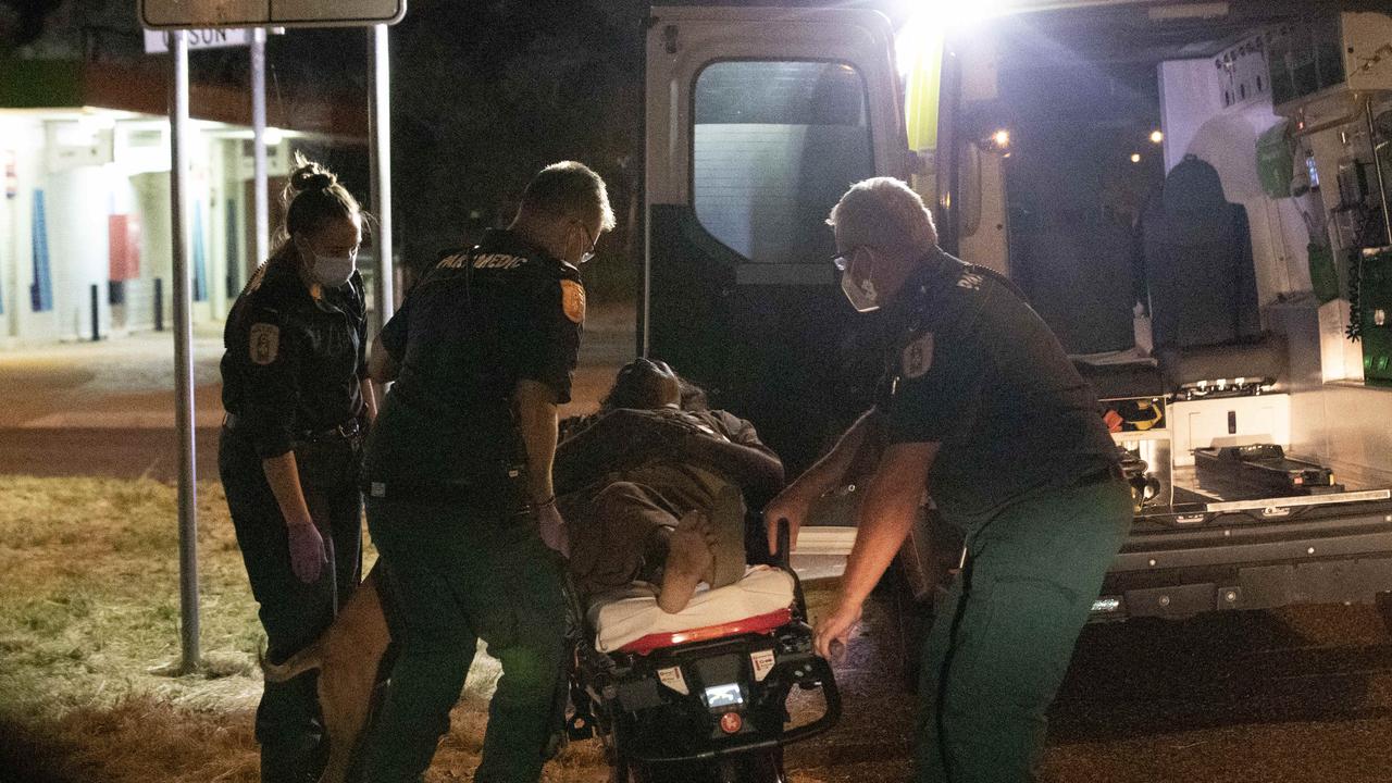 St John Ambulance staff in Alice Springs have welcomed the reduced workload amid a heavy police presence in the town. Picture: Liam Mendes / The Australian