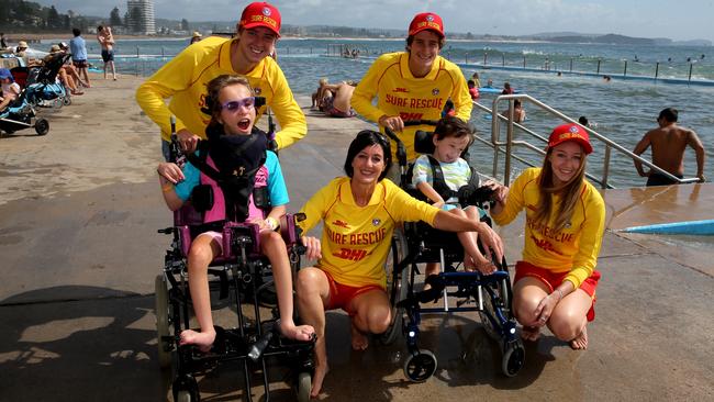 Young lifesavers run sessions with special nippers children.