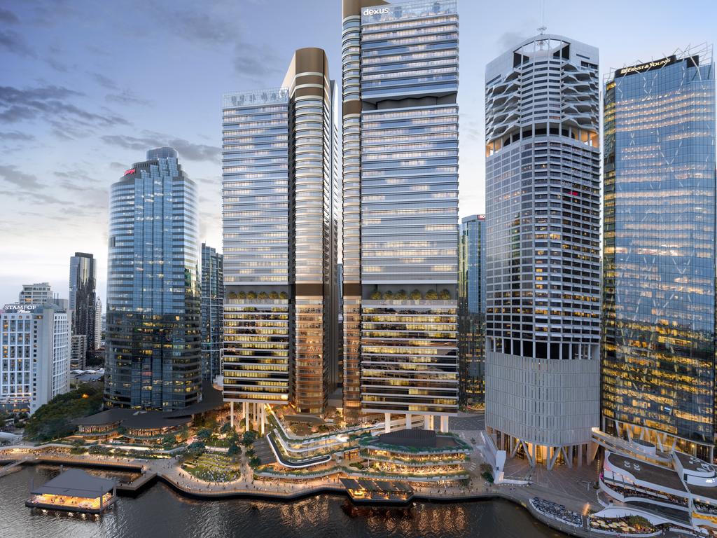 An artist's impression of the $2.5bn Waterfront Brisbane project.