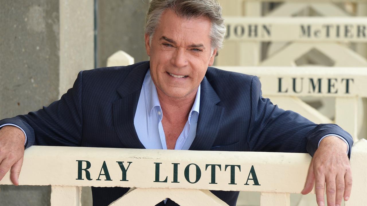 Ray Liotta unveils his cabin sign as a tribute for his career along the Promenade des Planches during the 40th Deauville American Film Festival on September 9, 2014 in Deauville, France. (Photo by Pascal Le Segretain/Getty Images)