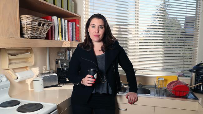 Annika Smethurst in her Canberra home, which was raided by police this week. Picture: Gary Ramage