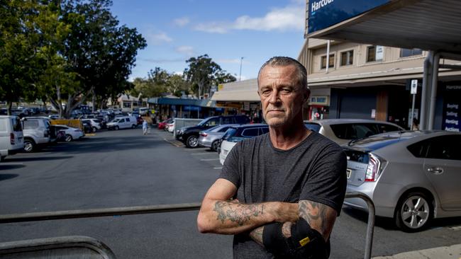 Ashmore Plaza Shopping Centre needs security to help keep away “trouble makers” says Rob Lewis of Little Drip Cafe. Picture: Jerad Williams