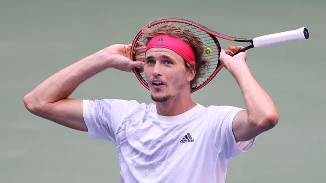 Alexander Zverev likes it quiet. Picture: Getty Images