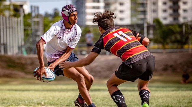 Kadin Pritchard playing in the Queensland Junior Gold Cup in 2019.