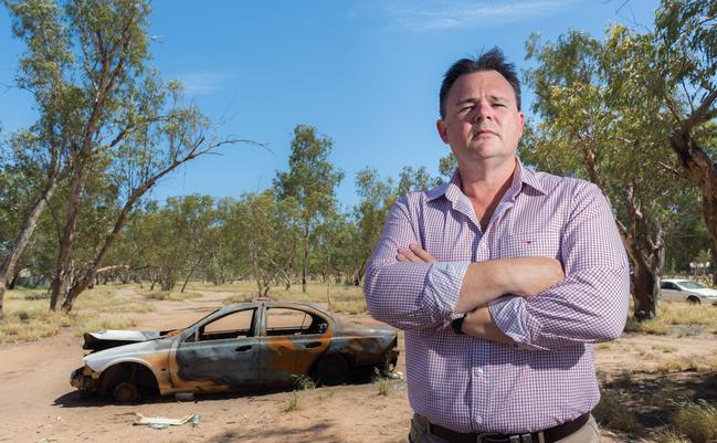 NT Police Association president Paul McCue said the Chief Minister’s comments question the integrity of the police involved in the shooting. Picture: EMMA MURRAY