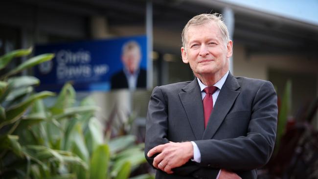 Chris Davis in front of his electorate office when he was a Liberal National MP