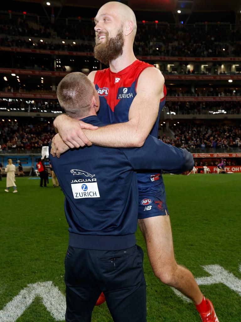 Gawn the Melbourne captain.