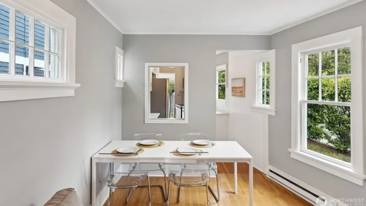 The widest points have been used as the main living spaces. Picture: Realtor