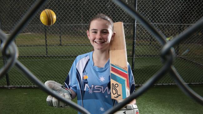 Junior Sports Star nominee champion junior female cricketer Jade Errington. Picture: Rob Pozo