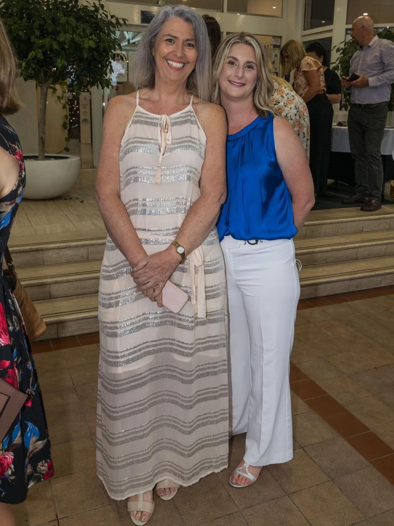 Paula Stanton &amp; Katie Griffiths at the Toormina High Formal.