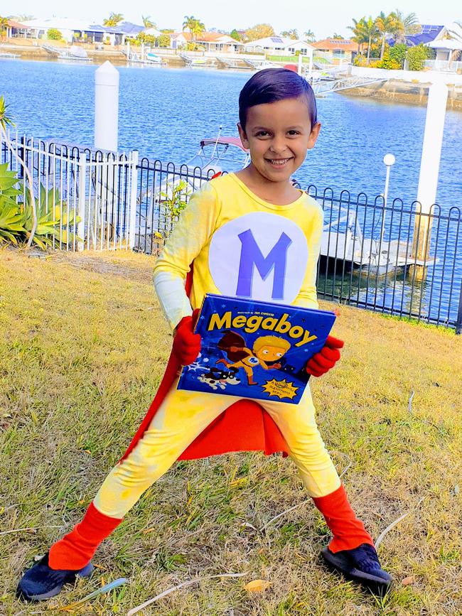 Ashton Pinnington Book week at Banksia Beach Primary. Picture: Helen