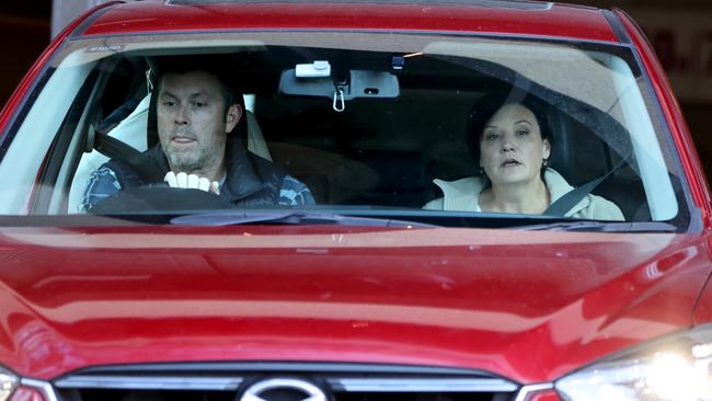 Jodi McKay leaves NSW parliament on Friday after resigning her leadership of the state Labor Party. Picture: Damian Shaw