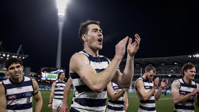 Pillar number four: Home is where the heart is – like GMHBA Stadium for Geelong. Picture: Getty Images