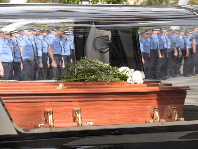 PERTH , AUSTRALIA - NewsWire Photos  JULY 6  , 2023 Funeral service for Constable Anthony Woods at Optus Stadium.. Picture: NCA NewsWire / Sharon Smith