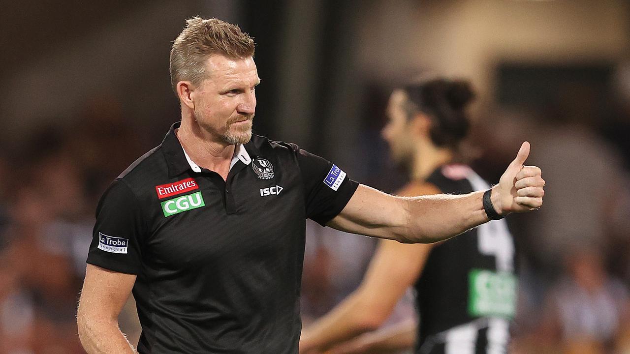 Nathan Buckley can be happy with the club’s draft haul. Photo: Michael Klein