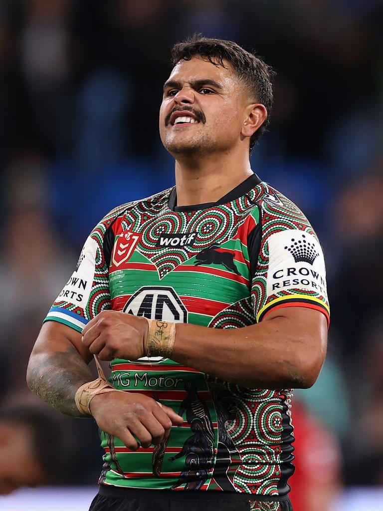 Latrell Mitchell endured a rough season with the Rabbitohs. (Photo by Cameron Spencer/Getty Images)