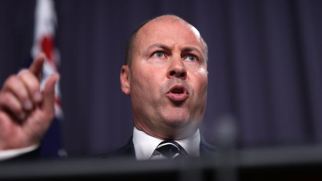 Treasurer Josh Frydenberg released the Mid-Year Economic and Fiscal Outlook (MYEFO) in Canberra last week. Picture: NCA NewsWire/Gary Ramage