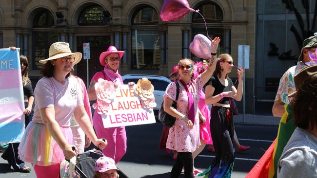 TasPride pride march Hobart 2025. Picture: Elise Kaine