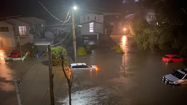 Low-lying parts of Woronora in Sutherland were ordered to evacuate. Picture: NSW SES