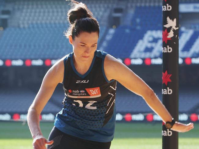 Tahni Nestor at the AFLW combine. Picture: Michael Dodge