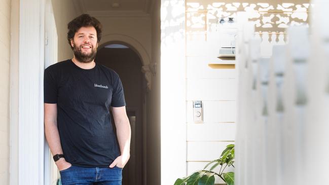 SmartrMail co-founder and CEO George Hartley has a lot of connected devices in his home, including a smart doorbell and security camera.