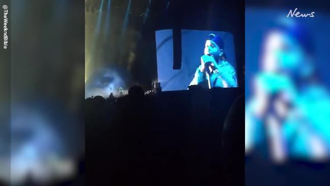 The Weeknd performs 'I Was Never There' at Coachella