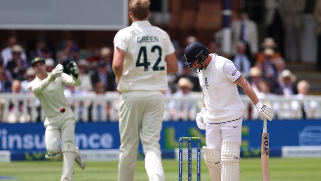 Alex Carey’s stumping went down in Ashes folklore. (Photo by Ryan Pierse/Getty Images)