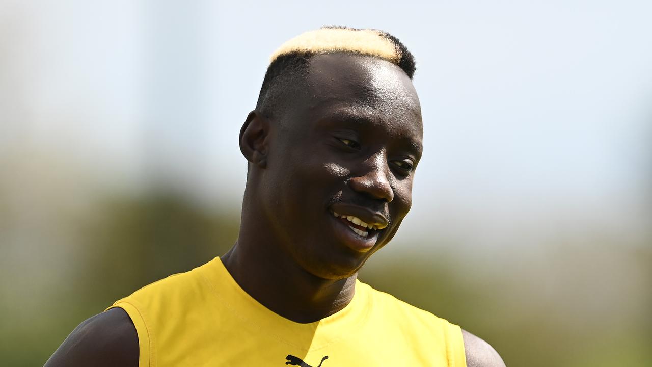 Richmond is not keen on bringing Mabior Chol back to Punt Road. Picture: Quinn Rooney/Getty Images