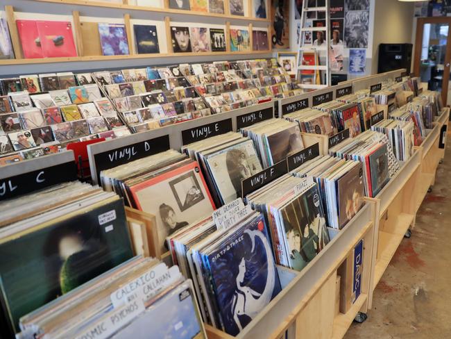 Polyester Records is one of many stores selling more vinyl than CD. Picture: Alex Coppel