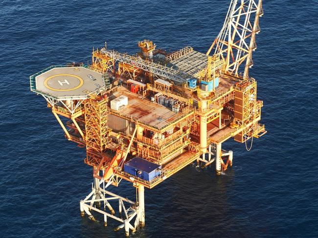 Woodside Energy Angel PlatformJ North West Shelf ProjectJ Western Australia. Picture: Woodside Energy