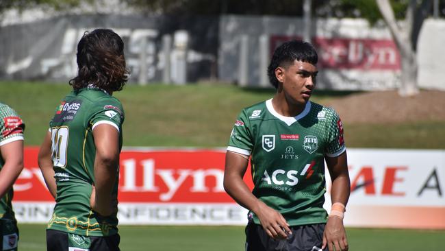Cyril Connell Challenge game between the Ipswich Jets and Sunshine Coast Falcons. Saturday March 18, 2023. Picture, Nick Tucker.