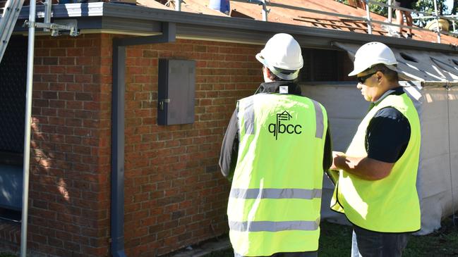 QBCC inspectors conducting audits on worksites.