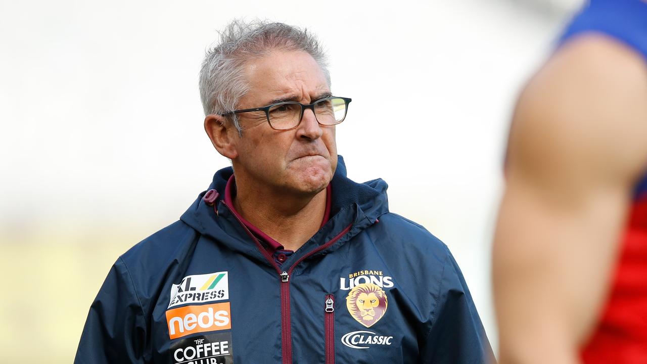 Brisbane coach Chris Fagan got a big dose of perspective. Picture: Dylan Burns