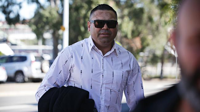 Former NRL star Ken McGuinness arriving at Campbelltown Courthouse today. Picture: Adam Yip